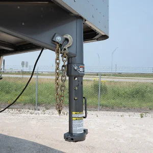 Steel Front Coupler on Merritt Cattle Baron Gooseneck Trailer
