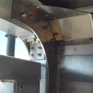 Top Corner of Merritt Gooseneck Trailer