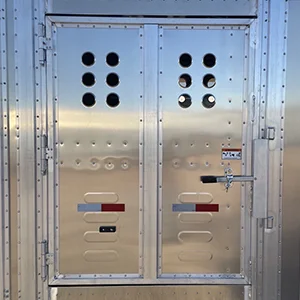 Side Door on Merritt Gooseneck Trailer