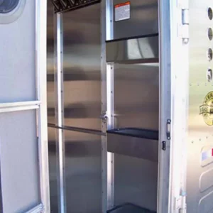 Shelving on Tack Room Partition Wall