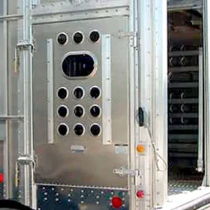Merritt Trailers Man Access Door on Livestock Trailer