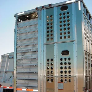 Rear End of Merritt Livestock Trailer