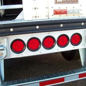 Rear Butt Plate Lights on Livestock Trailer
