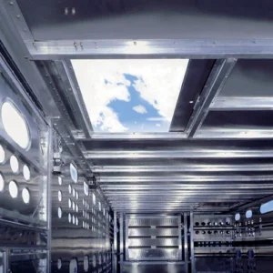 Roof Hatch in Livestock Trailer