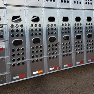 Merritt-Originated Punched Sheet & Post Trailer Wall Structure