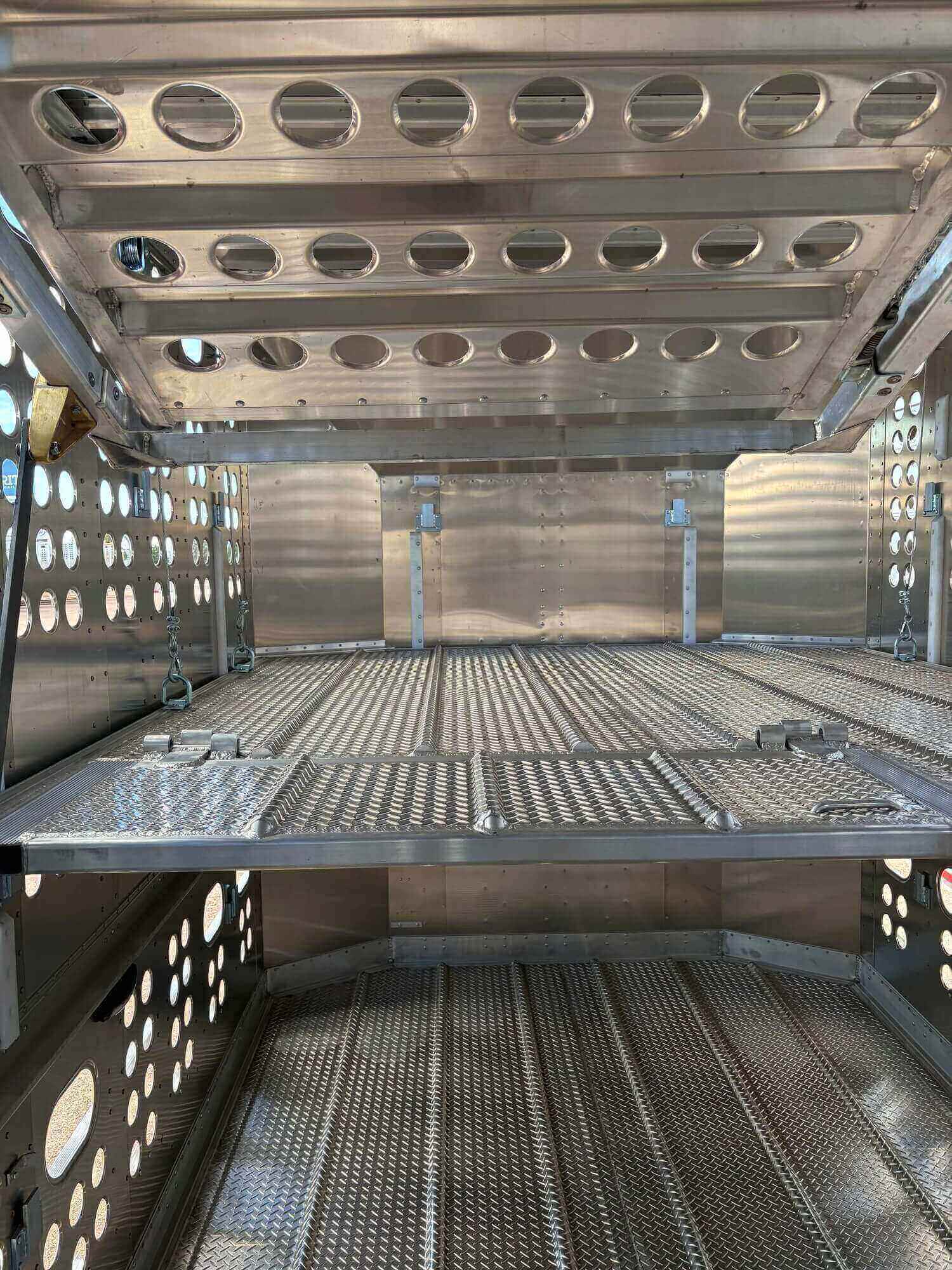 Merritt Trailers Crank-Up Front Deck